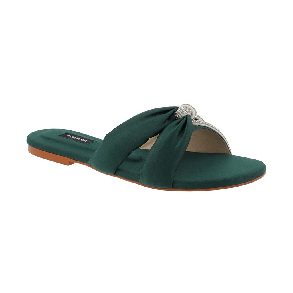 Day To Night, Emerald Green, Flats, New-In, Slides
