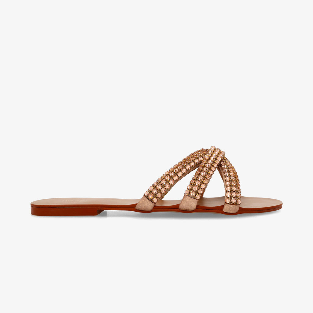 Day To Night, Eid 2023, Flats, New-In, Rose Gold, Slides
