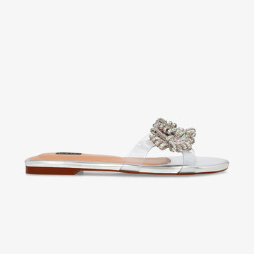 Eid 2023, Girls, Kids, New-In, Ocassion Wear, Sandals, Silver